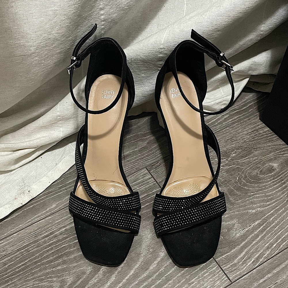 Jenny Fairy sparkly strappy sandals - size 9.5 / 40